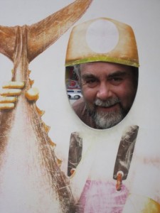 Posing At the Tokyo Fish Market