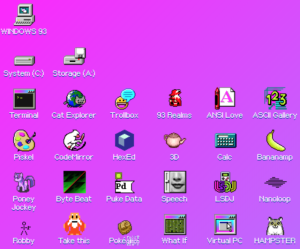 Screen Shot of Windows 93